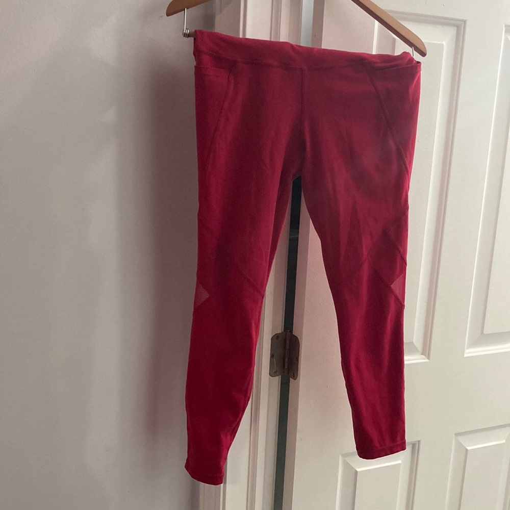 Pink leggings with pockets M